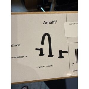 Gerber D303130BS Amalfi Widespread Lavatory Bathroom Faucet Satin Black